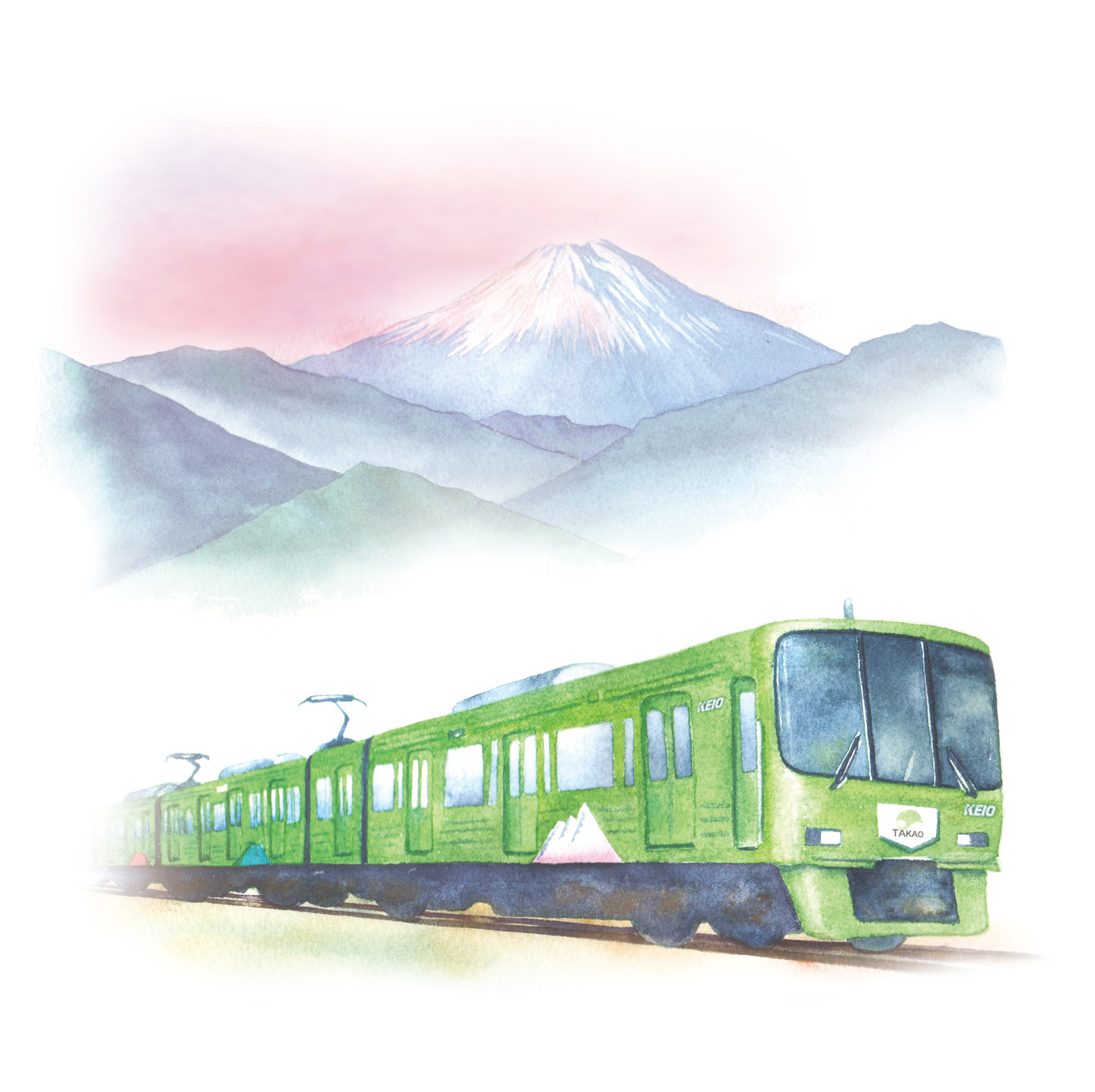 京王電鉄02-ラッピング列車
